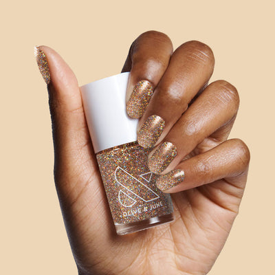 OBVI OBVI gold glitter Nail Polish