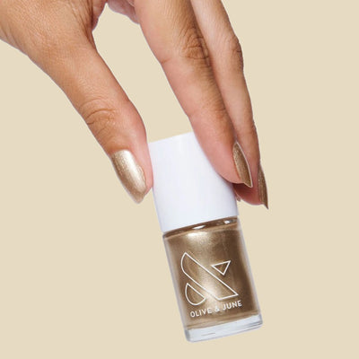OJBH OJBH gold metallic Nail Polish