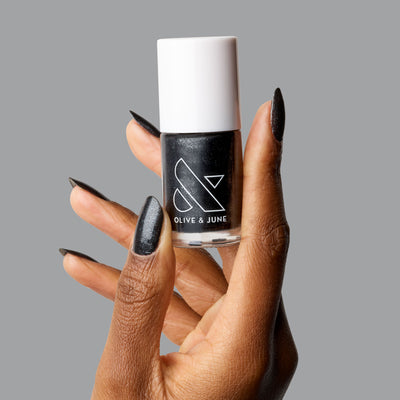 SPACEY SPACEY black shimmer Nail Polish