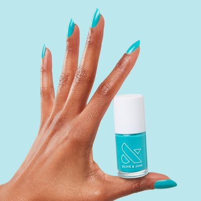Jewel Pop Jewel Pop nearly-neon turquoise Nail Polish