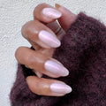 Pink Capiz on customer hand