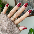 Brick on customer hand