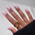 Elevator on customer hand