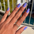 Royal on customer hand