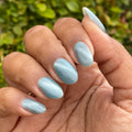 Aqua Velvet - Gel on customer hand