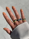 Caramel Budino on customer hand