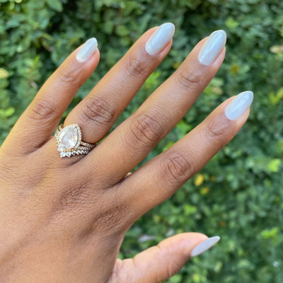 Cosmic Silver - Gel display on hand