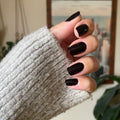 Covet on customer hand
