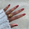 Cozy Up on customer hand