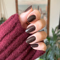 Dark Chocolate on customer hand