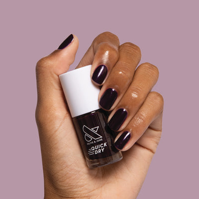 Enchanted Enchanted A deep violet shimmer Quick Dry Polish