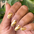 Golden Velvet - Gel on customer hand