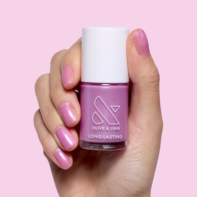 Island Time Island Time shimmery sheer lilac Nail Polish