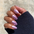 Lilac Shimmer on customer hand