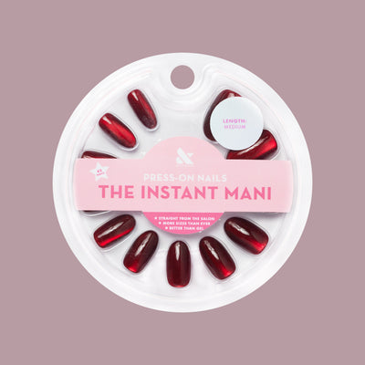 Velvet Obsessed - Press-On | Medium | Oval Velvet Obsessed - Press-On | Medium | Oval  Press-On