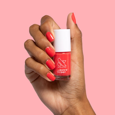 Picante Picante A spicy and bold orange red Quick Dry Polish