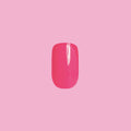 Hot Strawberry - Press-On | Short | Squoval on customer hand