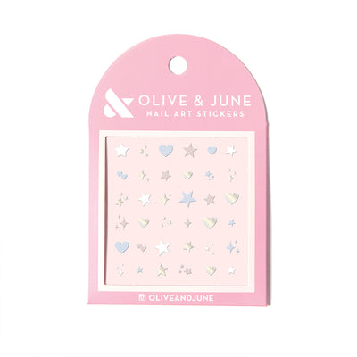Hearts & Stars Stickers Hearts & Stars Stickers  Nail Art Stickers