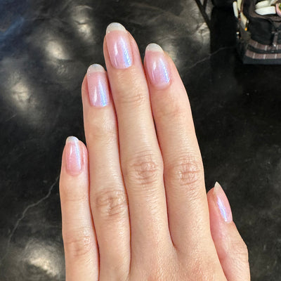 Pink Goldfish - Gel on customer