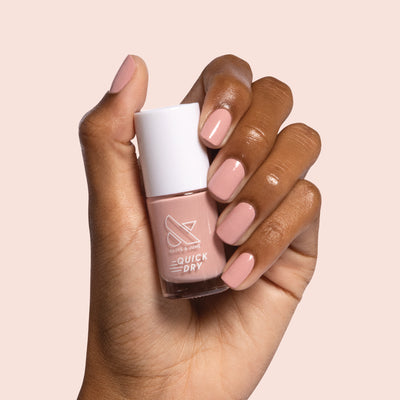 Poodle Poodle A rosy pink neutral Quick Dry Polish