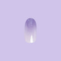 Purple Chrome Gradient - Press-On | Medium | Oval on customer hand