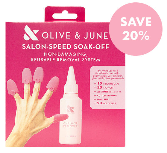 packaging of soak off system, showing fingers in silicon pockets