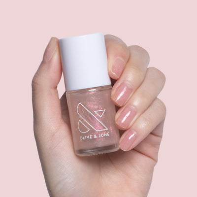 Starshower Starshower clear rose gold glitter Nail Polish