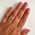World Lit on customer hand