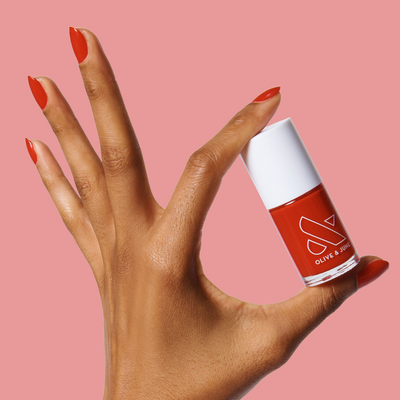 CV CV cherry red Nail Polish