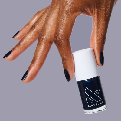 HJ HJ shimmering midnight blue Nail Polish