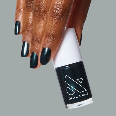 LL LL shimmering emerald green Nail Polish