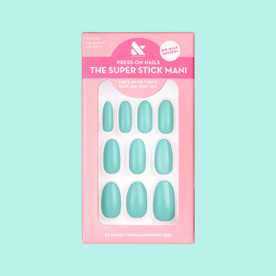 All Manis on Deck | Medium | Oval - Tab Press-On All Manis on Deck | Medium | Oval - Tab Press-On  Tab Press-On