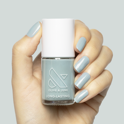Bandana Blue Bandana Blue dusty sky blue Nail Polish