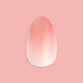 Blush Syrup Gradient - Press-On | Short | Almond on customer hand
