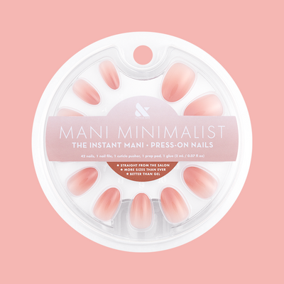 Blush Syrup Gradient - Press-On | Short | Almond Blush Syrup Gradient - Press-On | Short | Almond  Press-On
