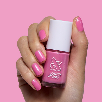 Bouquet Bouquet shimmery lilac pink Quick Dry Polish
