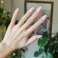 Buttercream on customer hand