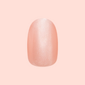Candy Floss | Extra Short | Round - Tab Press-On on customer hand