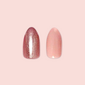 CDJ + Sundance Shimmer Accent Nail - Press-On | Medium | Almond on customer hand