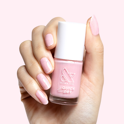 Crown Crown shimmery bubblegum Quick Dry Polish