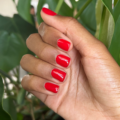 CV - Gel display on hand