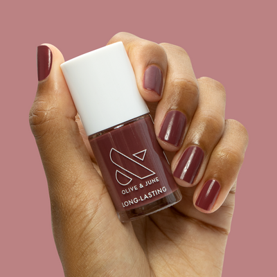 Don’t Spill on the White Couch Don’t Spill on the White Couch cool wine red Nail Polish