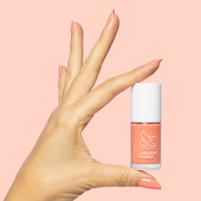 Frolic Frolic warm bright pink Quick Dry Polish