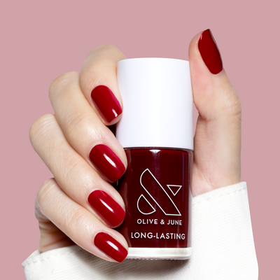 Garnet Glass Garnet Glass deep scarlet jelly Nail Polish