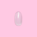 Iridescent Pink - Press-On | Medium | Oval on customer hand