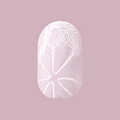 Lavender Blooms Velvet - Press-On | Extra Short | Round on customer hand