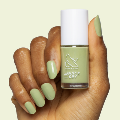 Meadow Meadow cool grassy green Quick Dry Polish