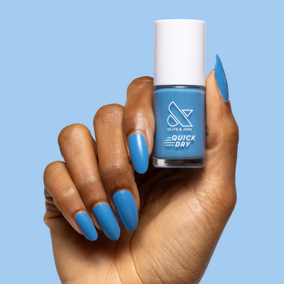 Ocean Ocean bright azure blue Quick Dry Polish