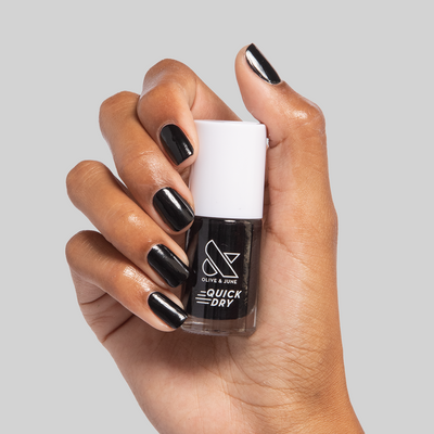 Cateye Cateye A mega inky black Quick Dry Polish