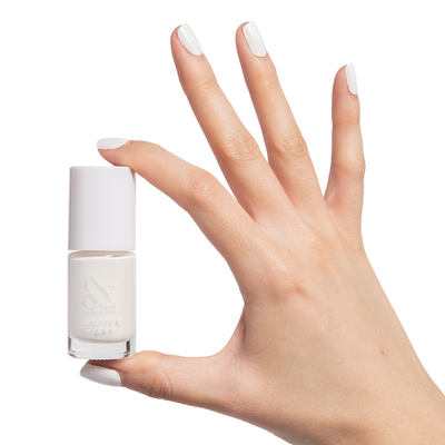 Swan Swan A crisp opaque white Quick Dry Polish